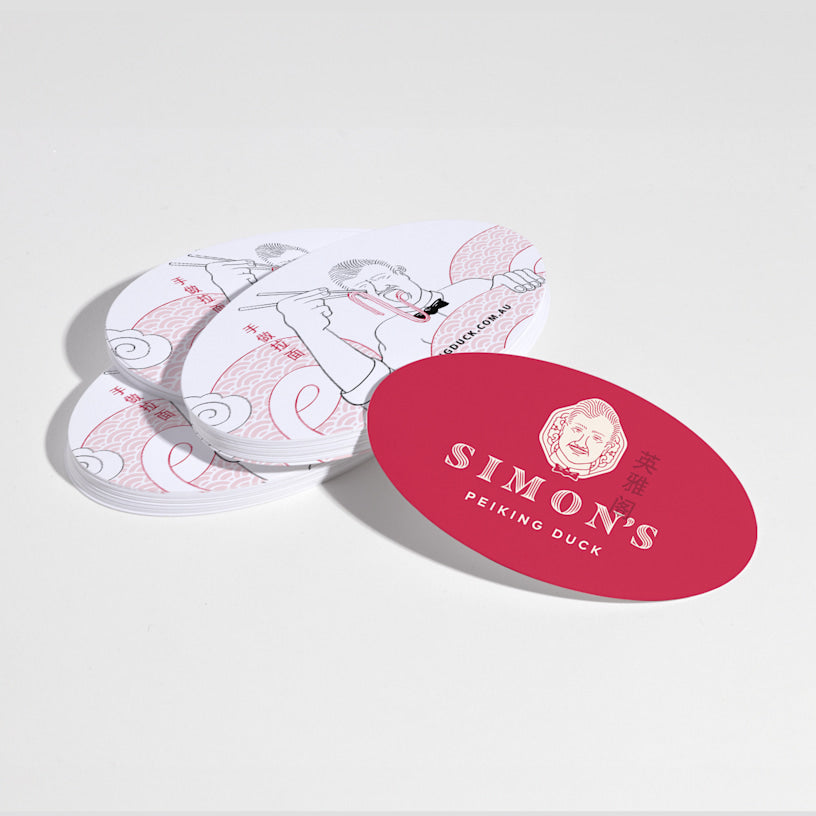 Oval Business Cards